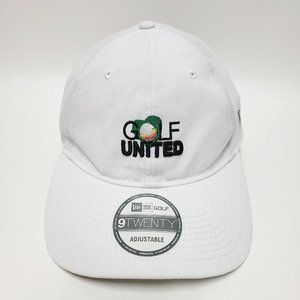 New Era GOLF UNITED 9Twenty Adjustable Golf Cap Hat White